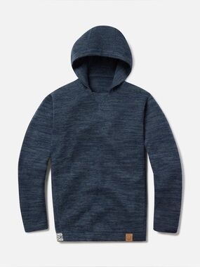 PAKA Unisex The Hoodie Royal Alpaca Knit Pullover | Navy | XXL